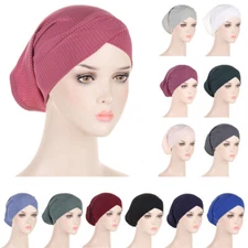 Muslim Women Tube Ninja Hat Underscarf Hair Loss Bonnet Cap Wrap Headwear Cover