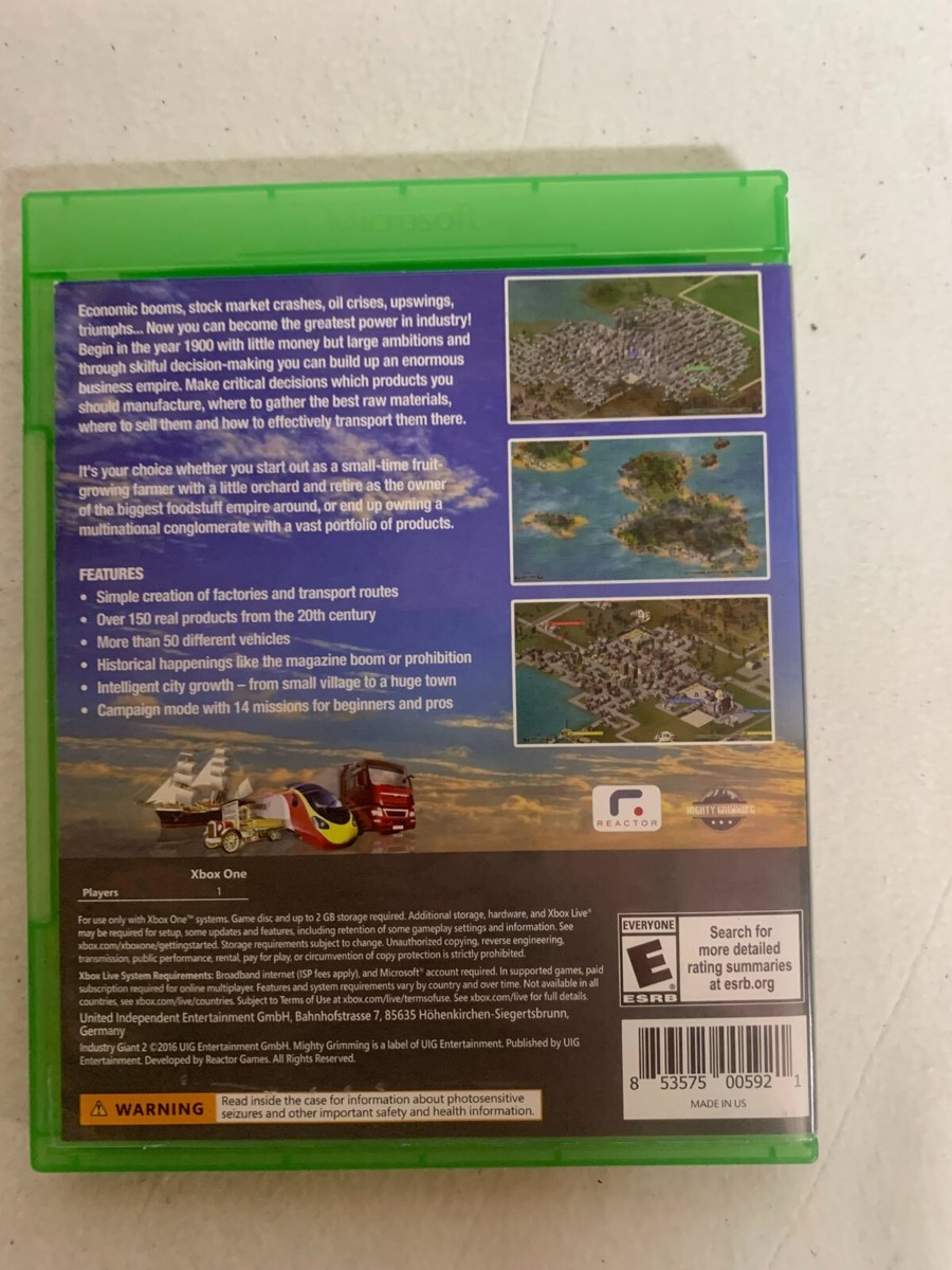 Industry Giant 2 Be A Tycoon Xbox One Game | eBay
