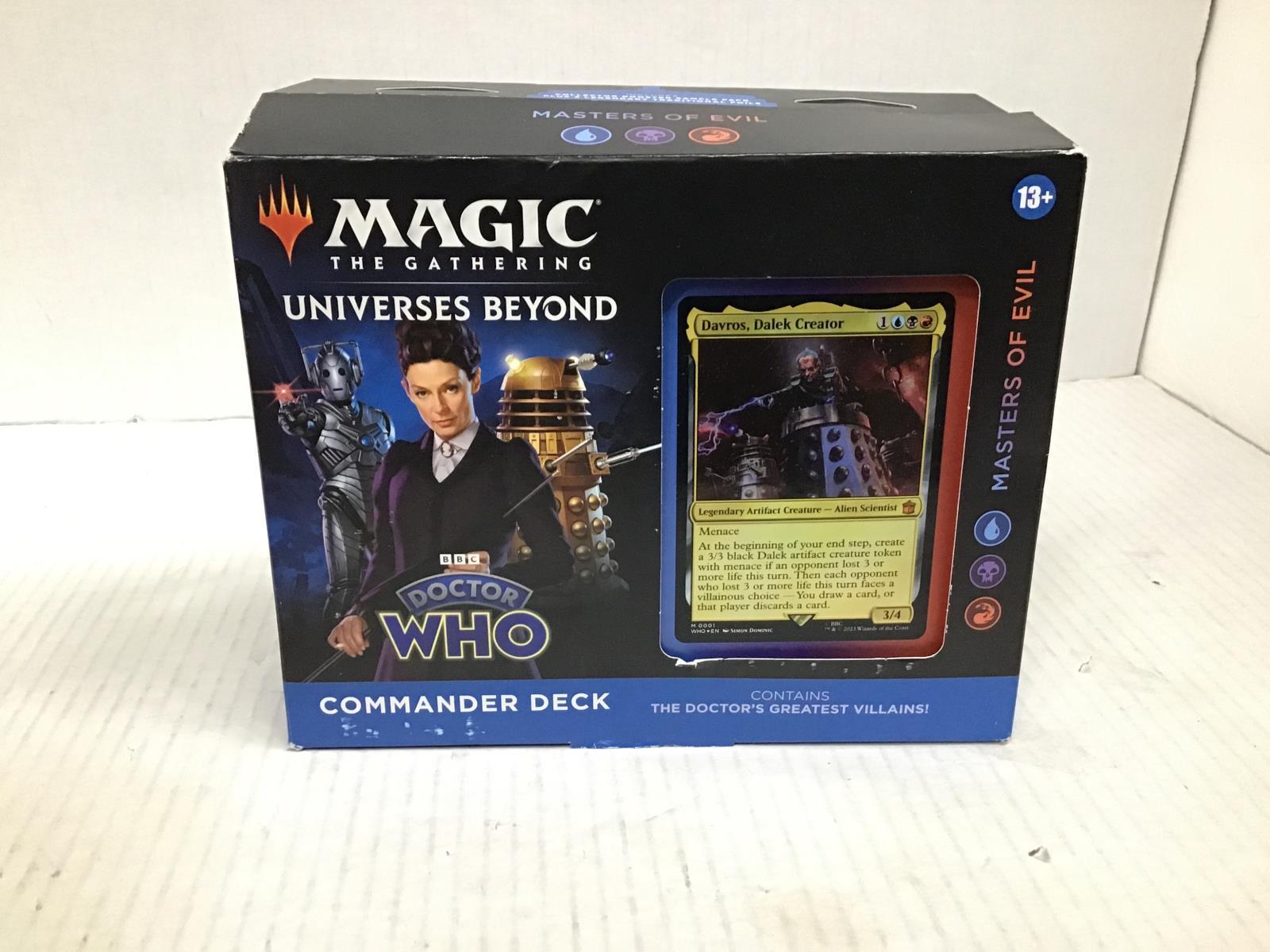 Magic The Gathering MTG Doctor Who Commander Deck Masters of Evil Don
