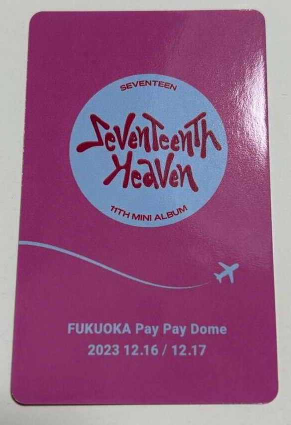 SEVENTEEN WONWOO HEAVEN TOUR FUKUOKA Weverse FOLLOW JAPAN official