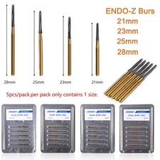 1-10Pack Dental Endo Tungsten Carbide Burs FG Round Bur High Speed 21/23/25/28mm