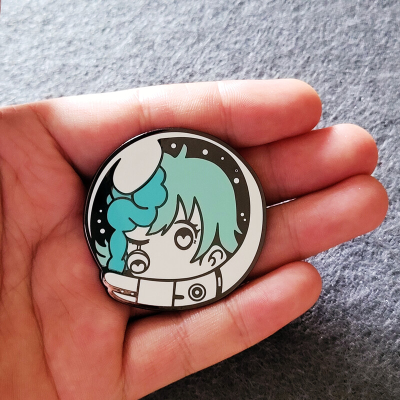 Broche alfiler Anime Hombre Cosmo Halloween Diablo Esmalte de Metal Solapa Insignia