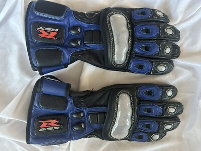 Suzuki GSXR Genuine Accessories motorcycle riding gloves by AGV. Size M