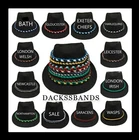 Hand Made Premiership Rugby Union 26 Inch Braided Paracord Adjustable Hat Bands