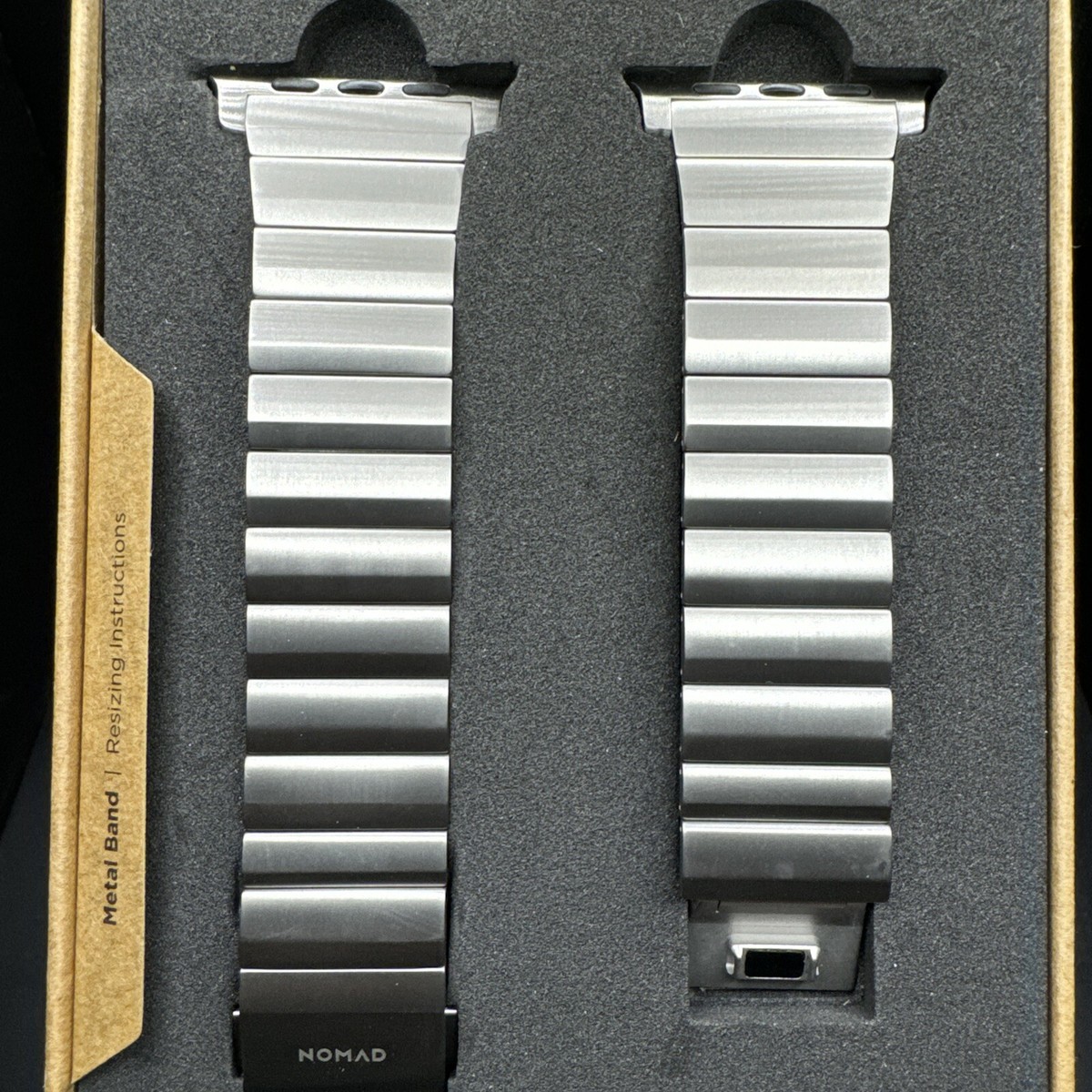 Nomad Titanium Band for Apple Watch 42/44/45/49mm - Silver