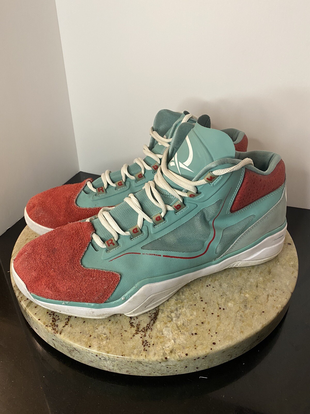 Reebok Q96 Jade Red Mens Basketball 