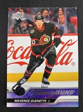 2023-24 Upper Deck Series 2 Young Guns Maxence Guenette #455 Senators RC