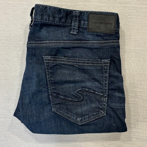 Silver Zac Bootcut Jeans Herren 38 x 36 Relaxed Fit Loose Medium Wash Denim - Bild 5 von 18
