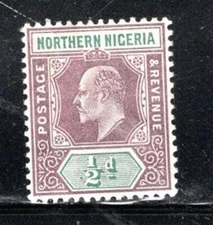 BRITISH NORTHERN NIGERIA MINT HINGED LOT 1316BD