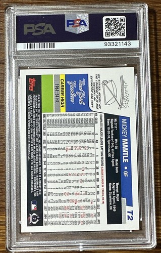 Mickey Mantle 2006 Topps National BB Card Day Inserts - Foil #T2 PSA 8 💥⚾ - Picture 7 of 9