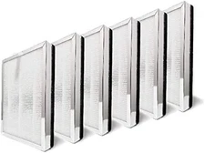 Nispira True HEPA Carbon Filter w Activated Carbon for MA-25 MA-25R 6Pk