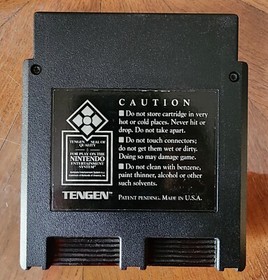 Vintage 1990 Nintendo NES Tengen KLAX Complete Game Sleeve Manual Original Box