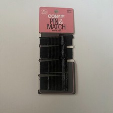 Conair Pin And Match Bobby Pins Blend In Black Color 90 Pieces 55351Z Fall