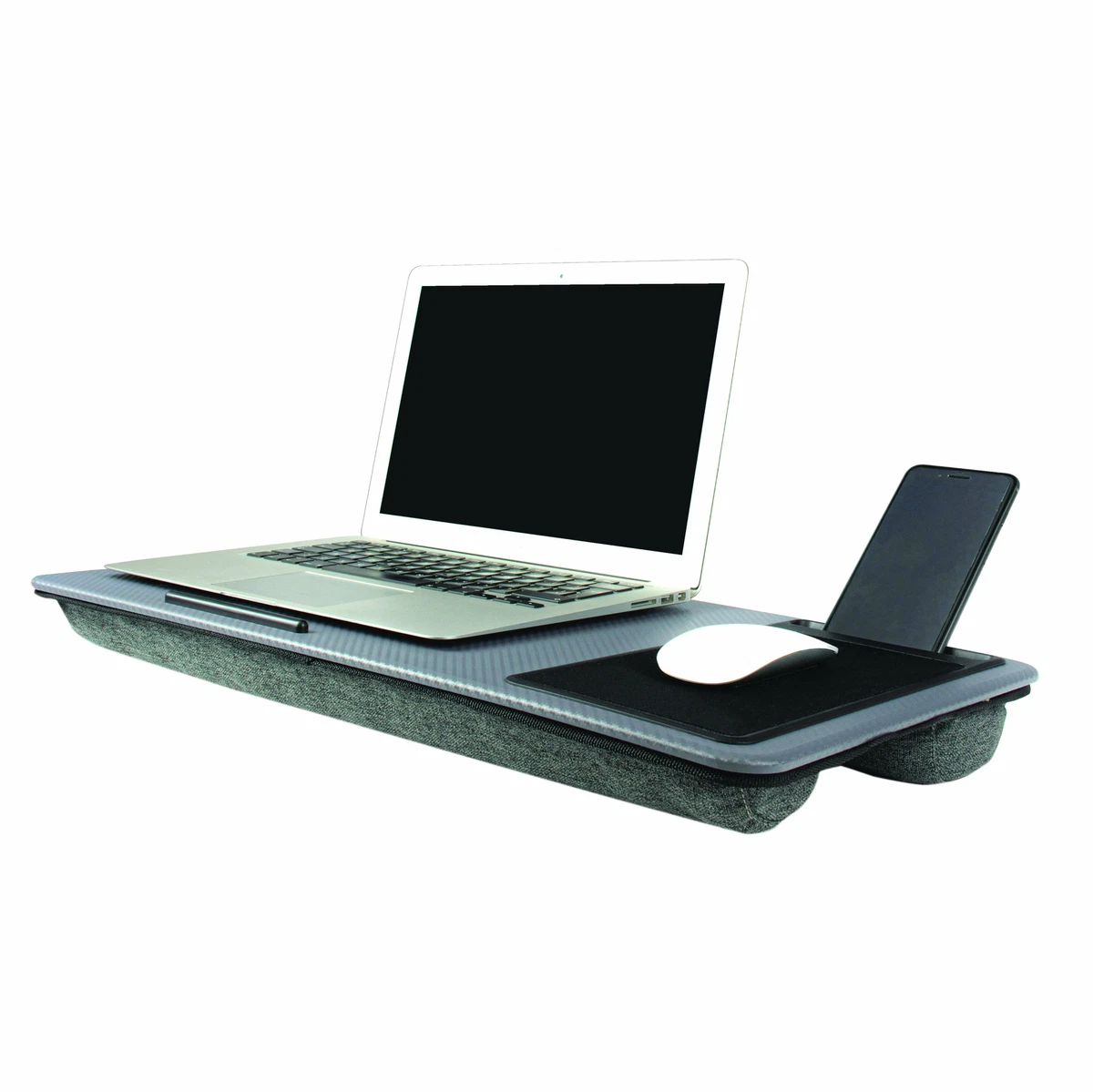 Laptop lap desk with fan and mouse pad online