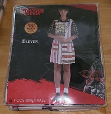 Stranger Things Deluxe Eleven Adult Costume Small/Medium Up to size 8