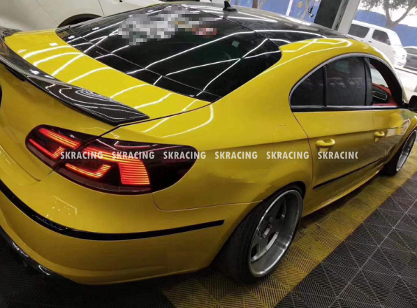 Vow Type R 2008-2018 VW Volkswagen CC Type R Gloss Black Rear Trunk Spoiler Lip ...