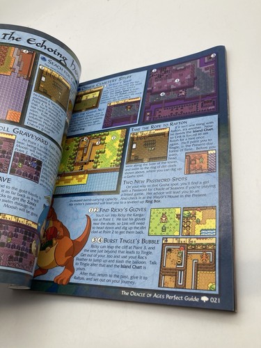Legend Of Zelda Oracle Of Seasons & Ages Versus Guida Strategica con Poster/Mappe - Foto 16 di 16