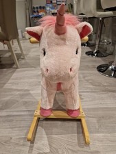Pink Unicorn Ricking Horse