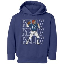 Jim Kelly Inspired Ball Tribute - Buffalo Fans Toddler Hooded Sweatshirt