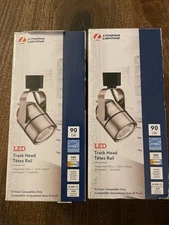 TWO PACK LTIHMSBK LED 27K 90CRI BN M2 Lithonia Lighting LED Track Head Nickel