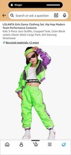 Girls Dance Clothing Set, Hip Hop Modern Jazz Team Performance Costume, Girls7/8