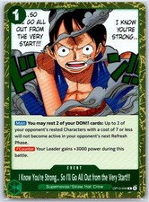 I Know You're Strong... So I'll Go All Out from the Very Start!!! Foil OP13-040