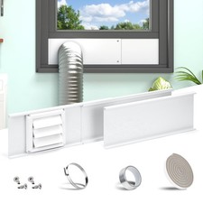 Dryer Vent Window Kit Adjustable Window Vent Kit With Outdoor Dryer Vent Cover