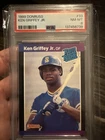 1989 Donruss Ken Griffey Jr Rated Rookie #33 PSA 8