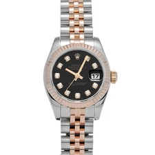 ROLEX Datejust 179171G black/diamond WATCH 688553