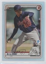 2020 Bowman 1st Edition Sky Blue Foil Jasseel De La Cruz #BFE-115 0m4q