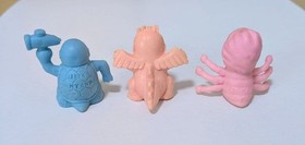 Retro Famicom Game Eraser Figures Dig Dug Mario Mighty Bomb Jack 1990s