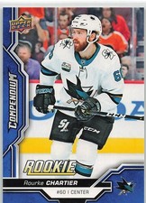 2018-19 Upper Deck Compendium Series 2  BLUE  ROOKIE  Rourke Chartier  #836
