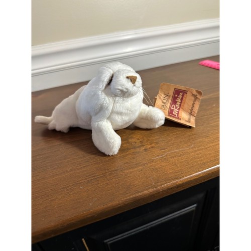 Dakin Lou Rankin Collection Spencer Seal Plush Stuffed Animal White