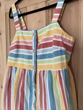Frugi Maternity Pinafore Dungaree Dress Approx Size 10 12 Elastic Rear Panel