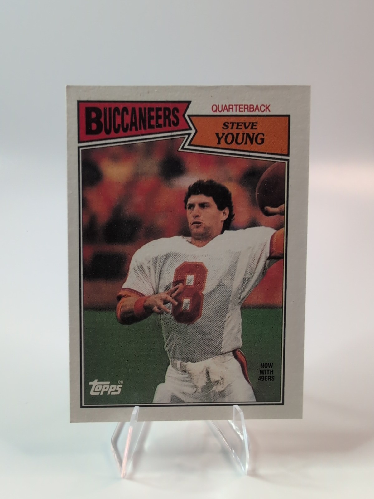 1987 Topps #384 Steve Young Football NM