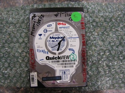 MAXTOR DiamondMax Plus 8 Hard Drive 40 GB ATA/133 HDD TESTED & WIPED - NE29