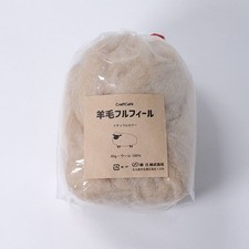 CraftCafe Fullfeel Natural Wool Roving 40g #79 Light Beige