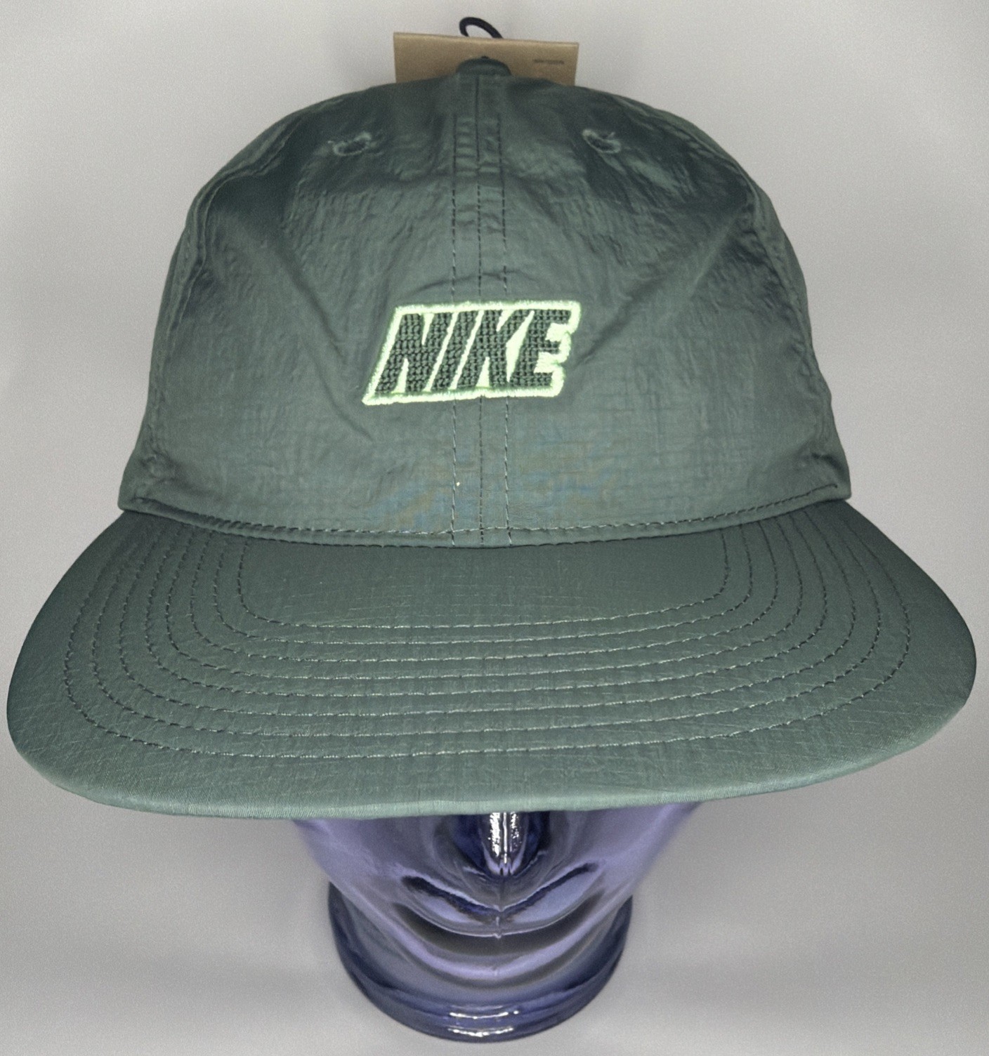 Nike L/XL Club Cap Unstructured Outdoor Flat Bill Green Hat FQ3275-338 Adult NWT