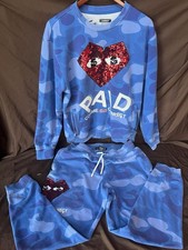 Civilized Blue Camo Sweatsuit Set - Large - Sequin Heart Paid Mens Sweatsuit Set