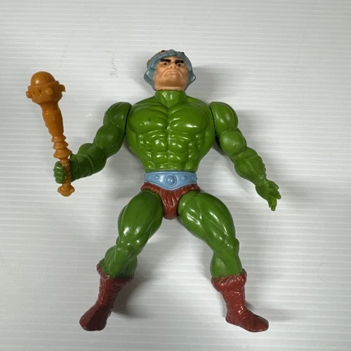 Vintage 1981 Man At Arms MOTU Masters Of The Universe Soft Head with Club
