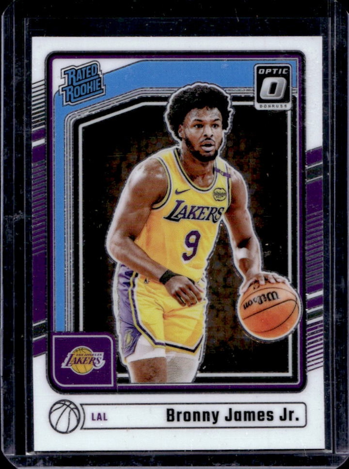 2024-25 Donruss Optic Bronny James Jr. Rated Rookie RC #282 Lakers
