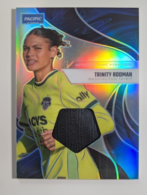 #ad 2025 Parkside NWSL Pacific Trinity Rodman Game Worn Relic QTY $34.99