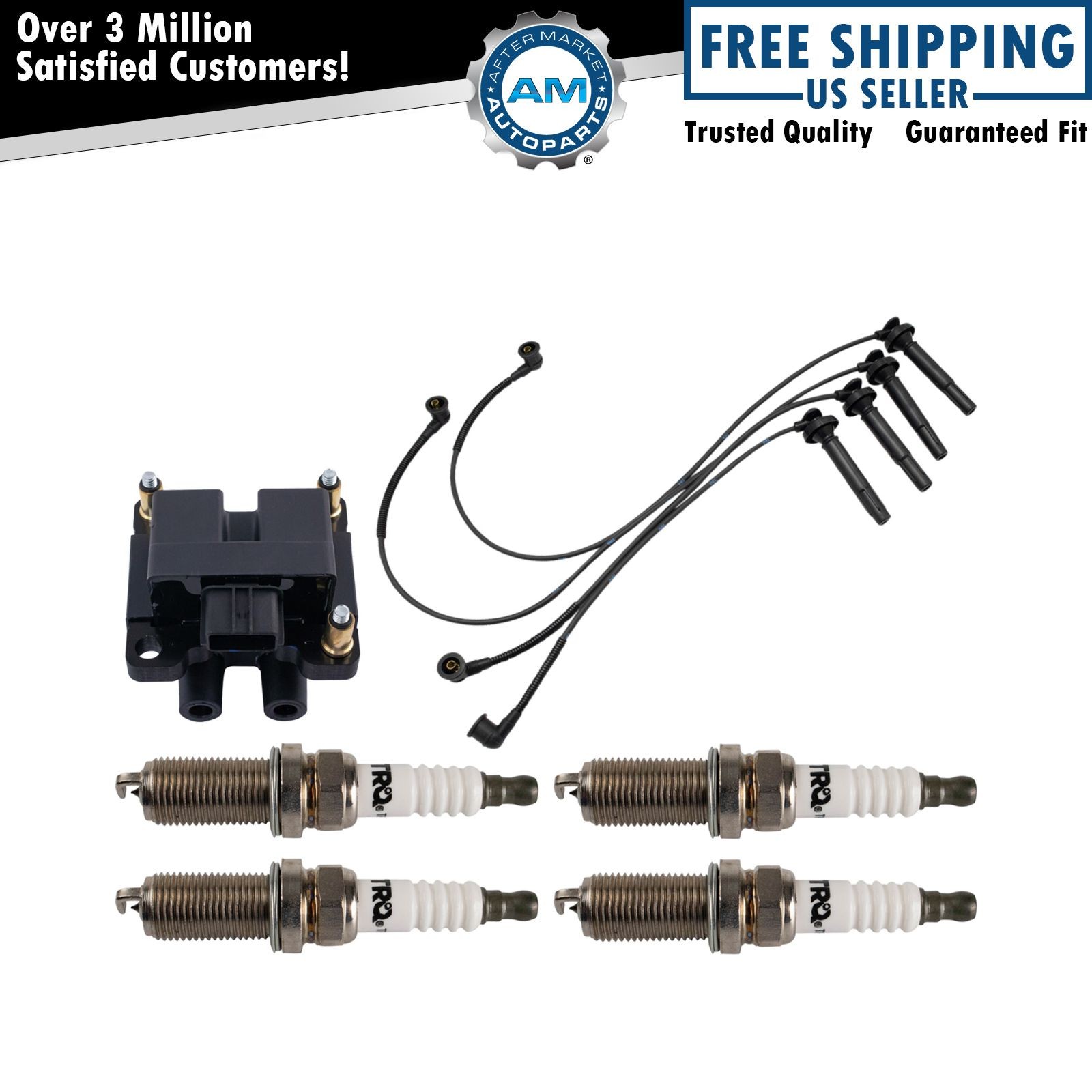 Ignition Coils Wires  Spark Plugs Fits 2005 Saab 9-2X 2005-2007 Subaru Impreza