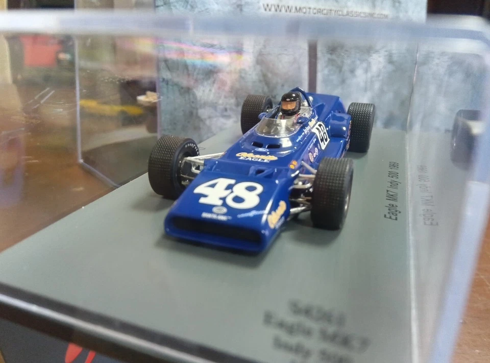 Scala 1/43 Spark Eagle Mark 7 Indy 500 1969 Dan Gurney #48 - Immagine 2 di 3
