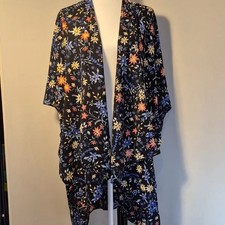 Floral Kimono Cardigan Lightweight - One Size