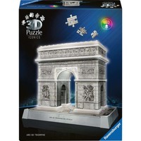 Ravensburger 3D Puzzle Iconics: Triumphbogen Paris - Mit Licht