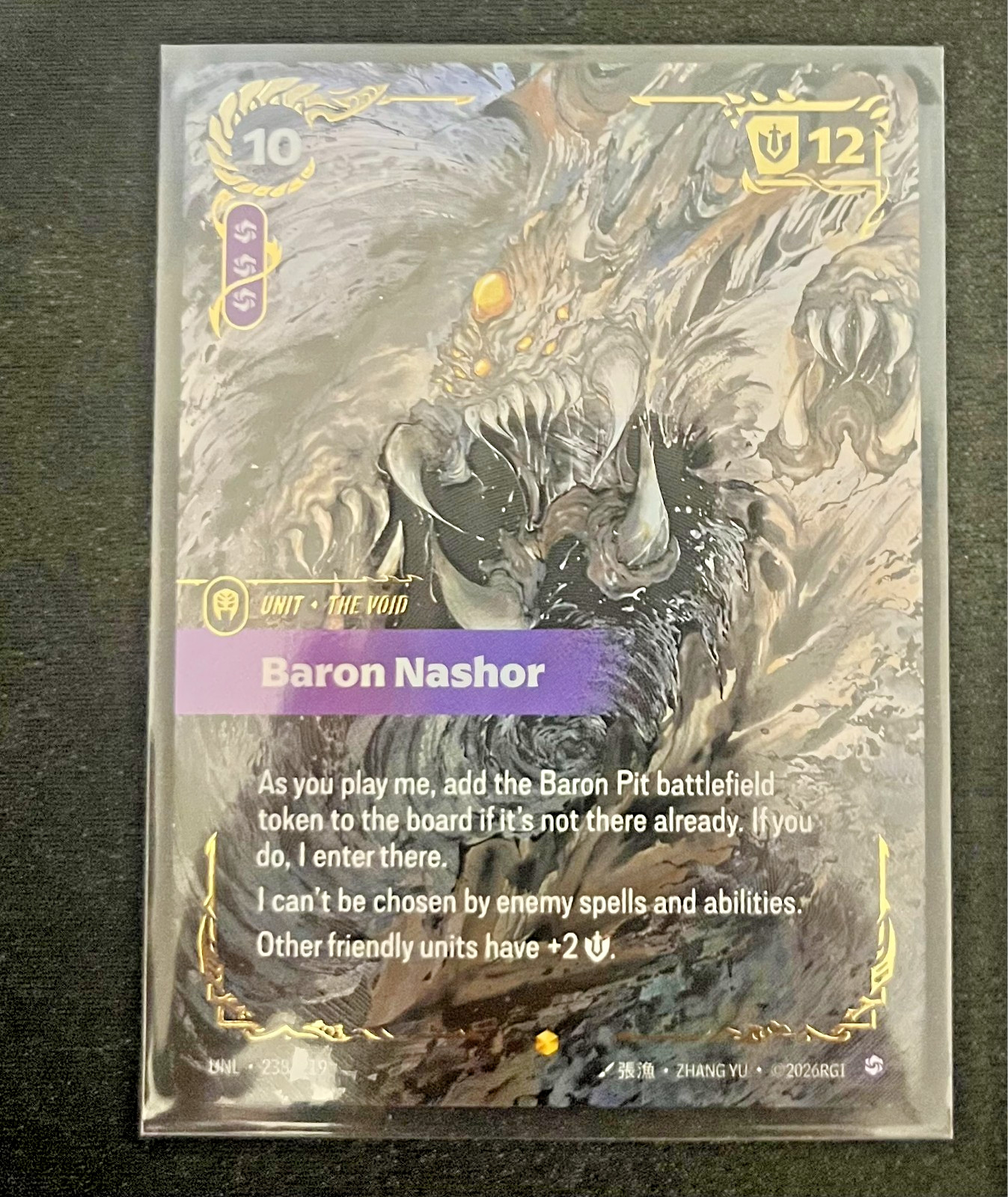 Riftbound TCG Baron Nashor (Ultimate Overflow) - Unleashed 238/219 English NM