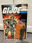 Vintage 1982 GI Joe Stalker Ranger On Card ARAH Hasbro 11 Straight Arm Incomplet