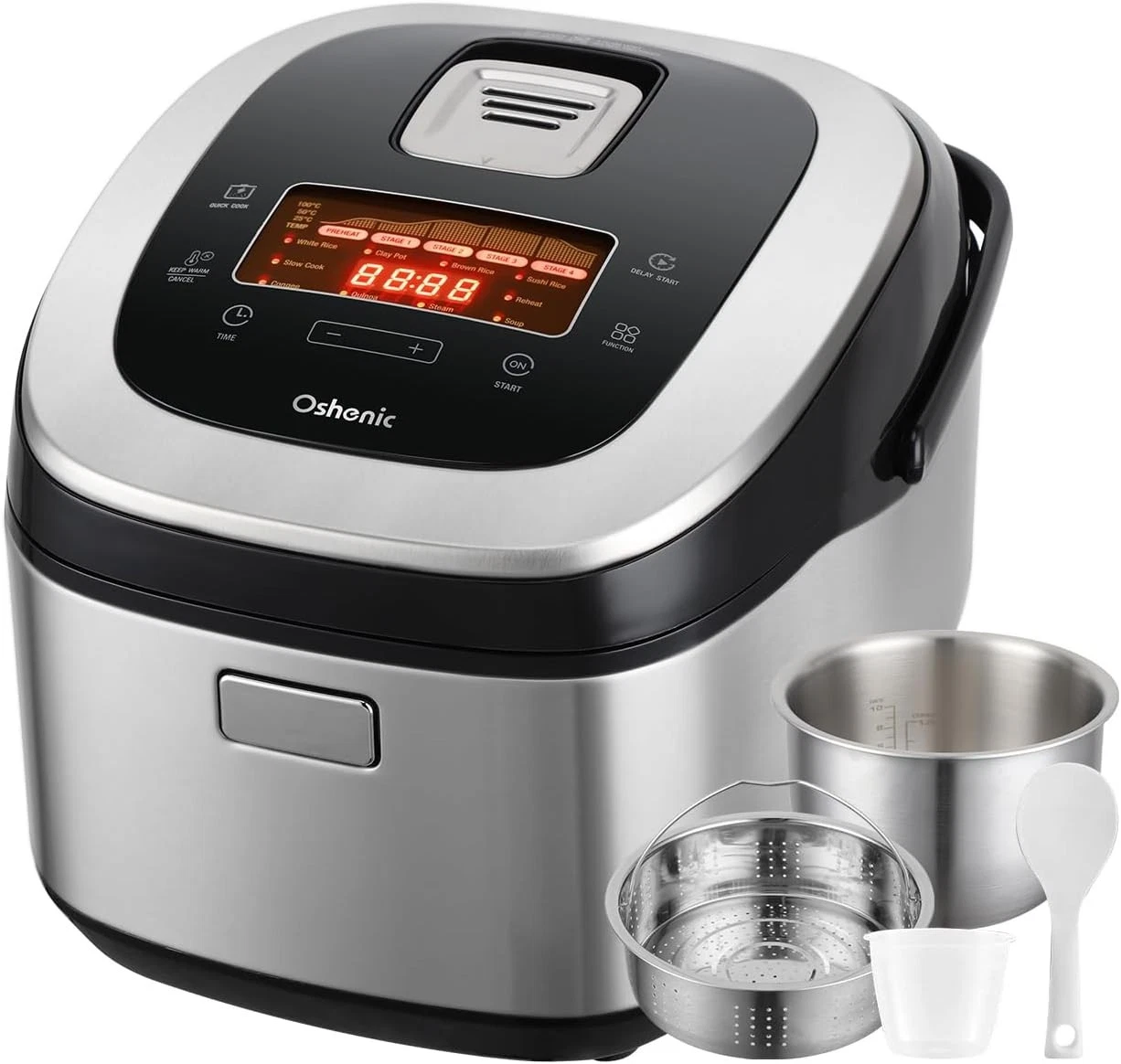 Induction Heating Rice Cooker - Low Carb Low Sugar Digital Steamer
Opens in a new window or tab