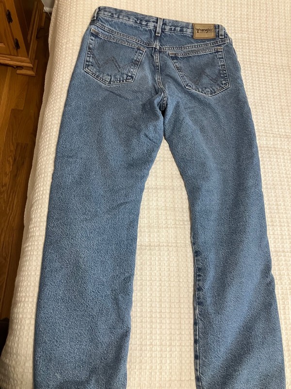 Pre-owned mens Wrangler insulated jeans 32x32